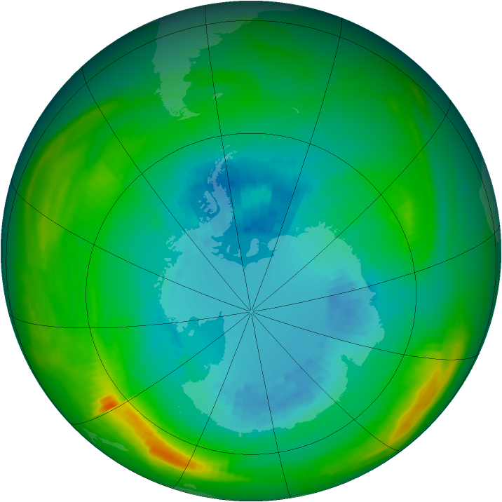 Ozone Map 1981-09-04